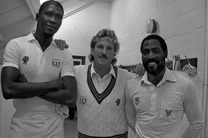 Joel Garner, Ian Botham, Vivian Richards